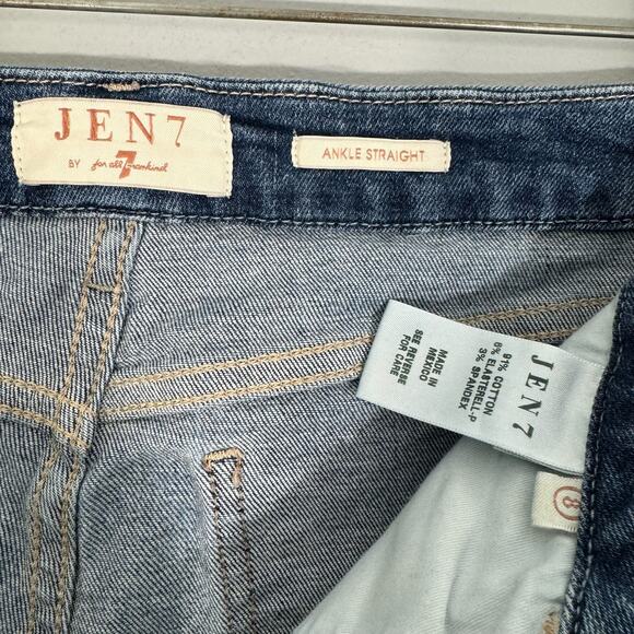 Jen7 by 7 For All Mankind Ankle Straight Jeans - Picture 4 of 7